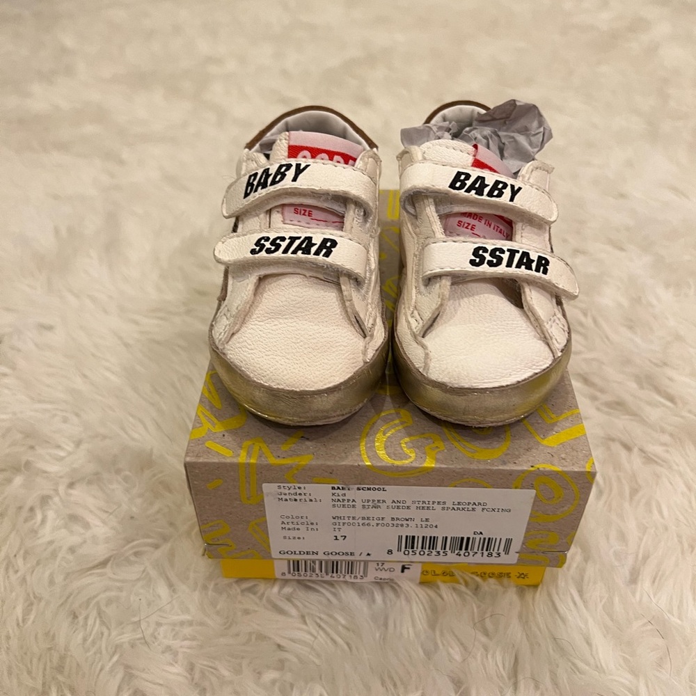 Golden goose baby star size 17. Gently worn